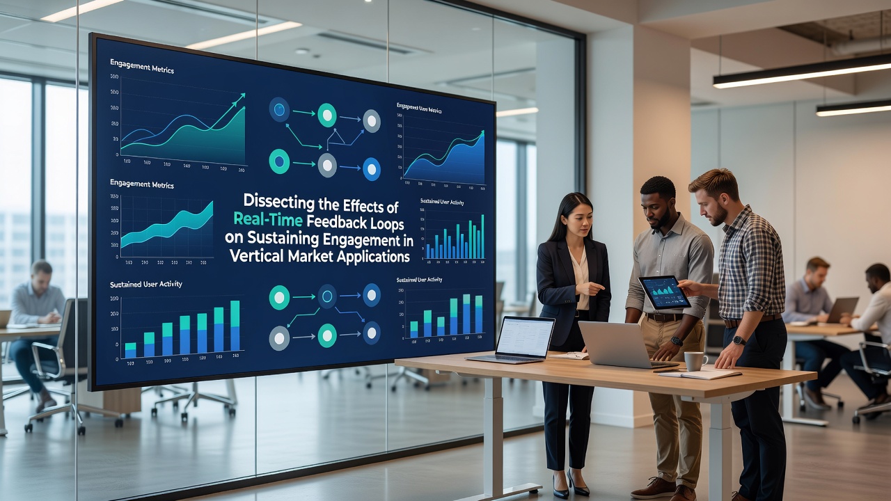 Comparative engagement metrics before and after feedback loop implementation in vertical applications
