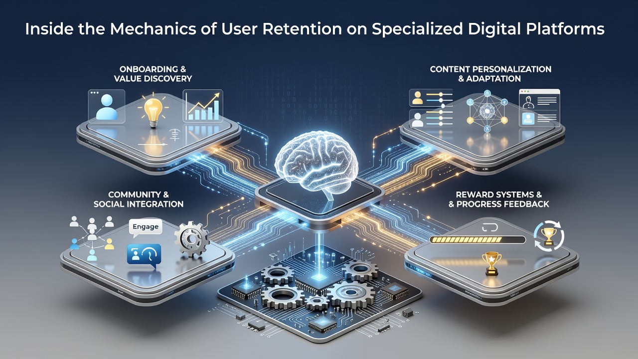 Inside the Mechanics of User Retention on Specialized Digital Platforms